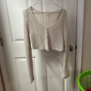 Knitted cropped top